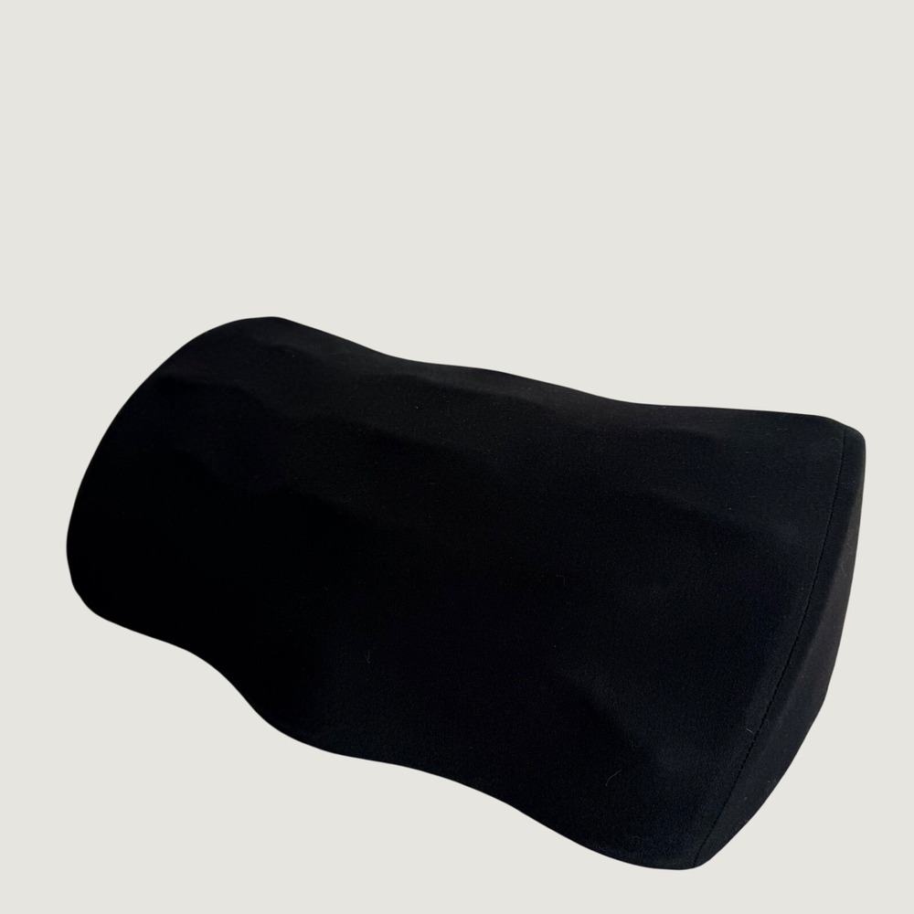 Cushion Lab Under Desk Foot Rest Black Ergonomic Memory Foam Support